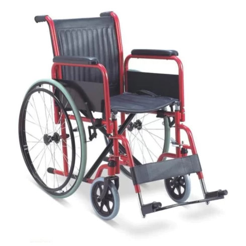 Wheelchair - Steel / PVC detchable arm and foot rest