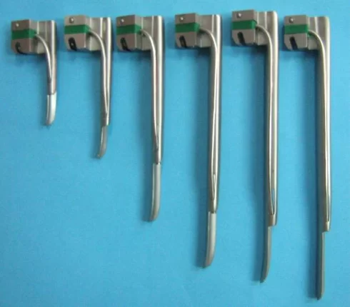 LARYNGOSCOPE FIBER OPTIC BLADES- MILLER AND MCINTOSH ALL SIZES