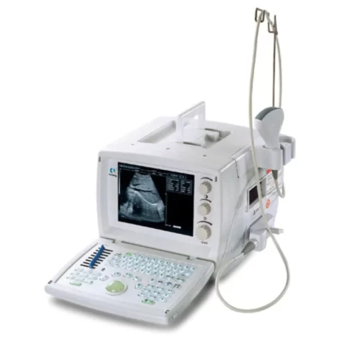 Ultrasound Black White basic portable 9.7" LCD monitor 1 convex probe battery