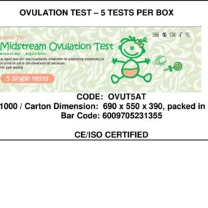 Ovulation Test - Box of 5pcs AT